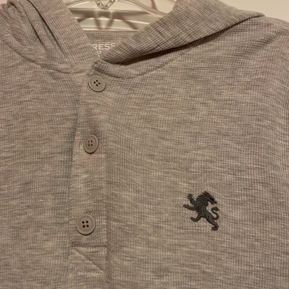 Mens Express Long-sleeve With Hood Size Small - Picture 2 of 4